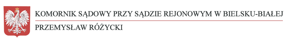 Komornik Sądowy Przemysław Różycki Logo